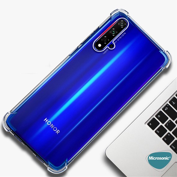 Microsonic Huawei Honor 20 Kılıf Shock Absorbing Şeffaf 6