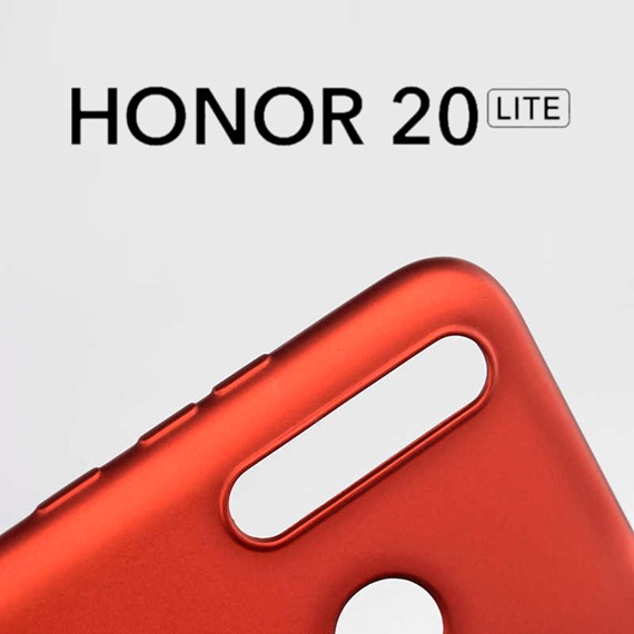Microsonic Matte Silicone Huawei Honor 20 Lite Kılıf Mavi 4