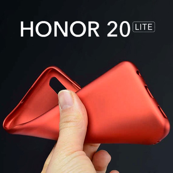 Microsonic Matte Silicone Huawei Honor 20 Lite Kılıf Mor 5