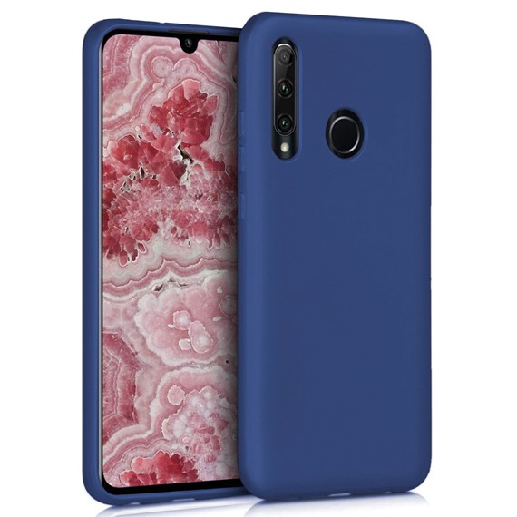 Microsonic Matte Silicone Huawei Honor 20 Lite Kılıf Lacivert 1