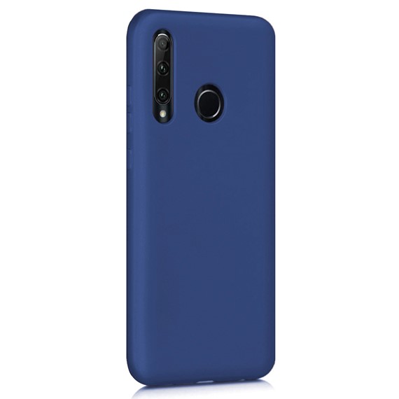 Microsonic Matte Silicone Huawei Honor 20 Lite Kılıf Lacivert 2