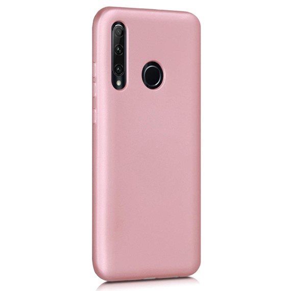 Microsonic Matte Silicone Huawei Honor 20 Lite Kılıf Rose Gold 2