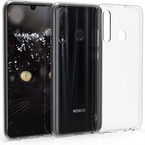 Microsonic Huawei Honor 20 Lite Kılıf Transparent Soft Beyaz 5