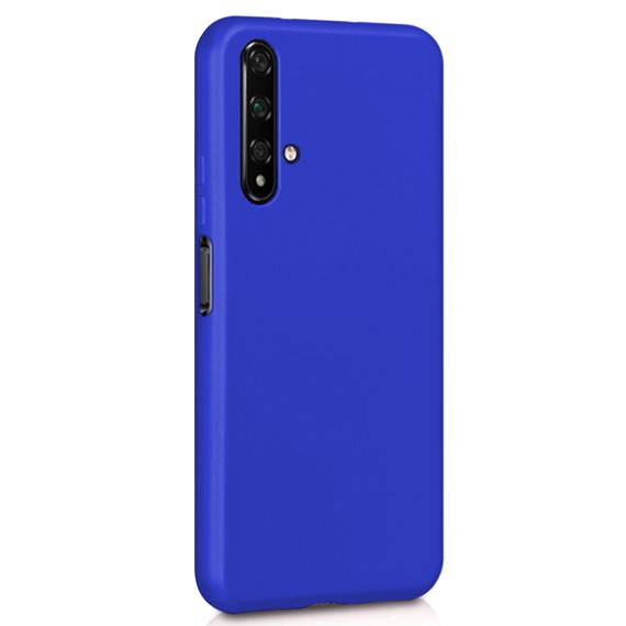 Microsonic Matte Silicone Huawei Honor 20 Kılıf Mavi 2