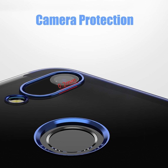 Microsonic Huawei Honor 8A Kılıf Skyfall Transparent Clear Siyah 5