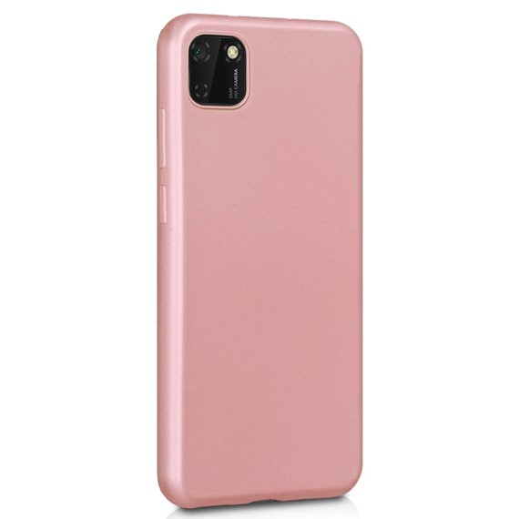 Microsonic Matte Silicone Huawei Honor 9S Kılıf Rose Gold 2