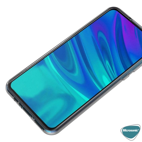 Microsonic Huawei Honor 9X Kılıf 6 tarafı tam full koruma 360 Clear Soft Şeffaf 5