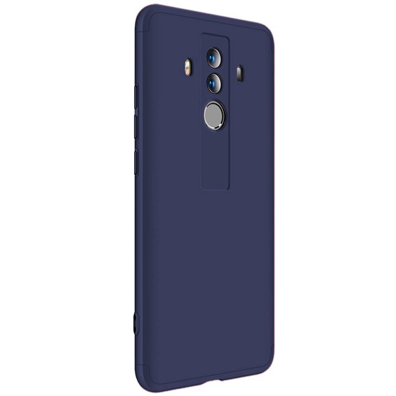 Microsonic Huawei Mate 10 Pro Kılıf Double Dip 360 Protective Lacivert 2