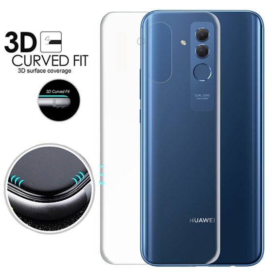 Microsonic Huawei Mate 20 Lite Ön Arka Kavisler Dahil Tam Ekran Kaplayıcı Film 3