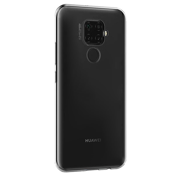 Microsonic Huawei Mate 30 Lite Kılıf Transparent Soft Beyaz 2