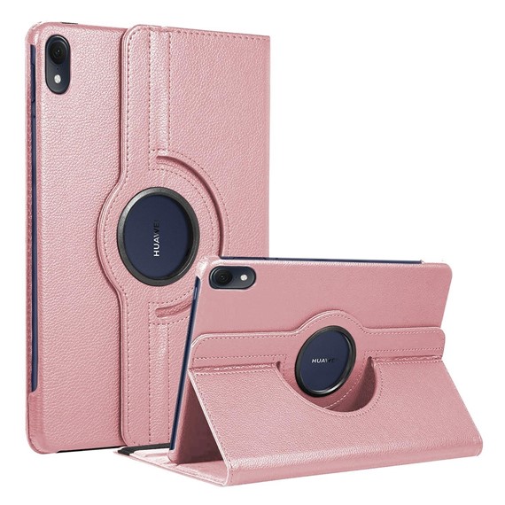 Microsonic Huawei MatePad 11 5 Kılıf 360 Rotating Stand Deri Rose Gold 1