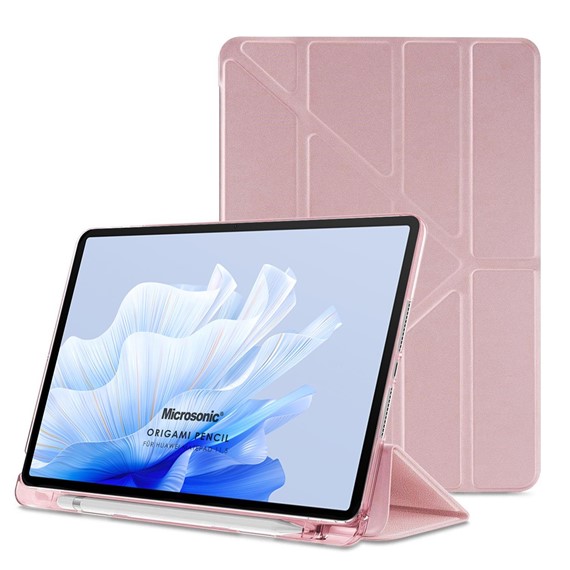 Microsonic Huawei MatePad 11 5 Kılıf Origami Pencil Rose Gold 1