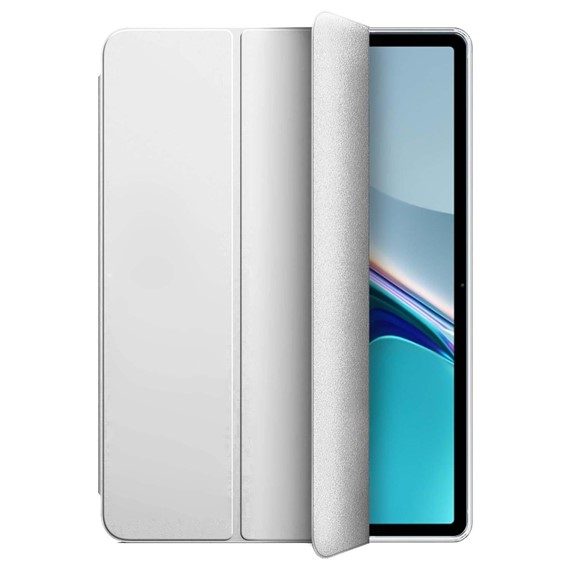 Microsonic Huawei MatePad 11 Kılıf Slim Translucent Back Smart Cover Gümüş 2