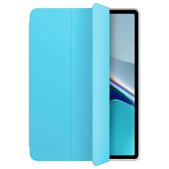 Microsonic Huawei MatePad 11 Kılıf Slim Translucent Back Smart Cover Mavi 2