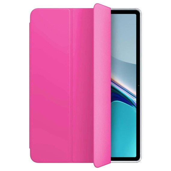 Microsonic Huawei MatePad 11 2023 Kılıf Slim Translucent Back Smart Cover Pembe 2