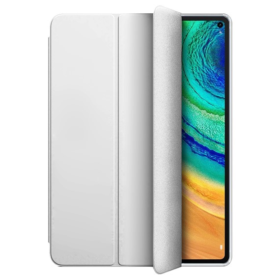 Microsonic Huawei MatePad Pro 10 8 Kılıf Slim Translucent Back Smart Cover Gümüş 2