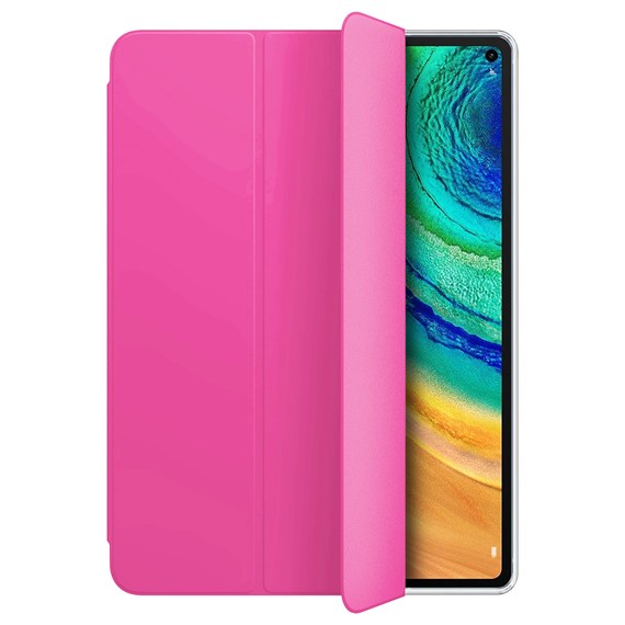 Microsonic Huawei MatePad Pro 10 8 Kılıf Slim Translucent Back Smart Cover Pembe 2