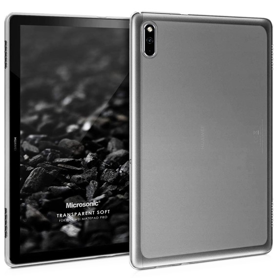 Microsonic Huawei MatePad Pro 10 8 Kılıf Transparent Soft Beyaz 1