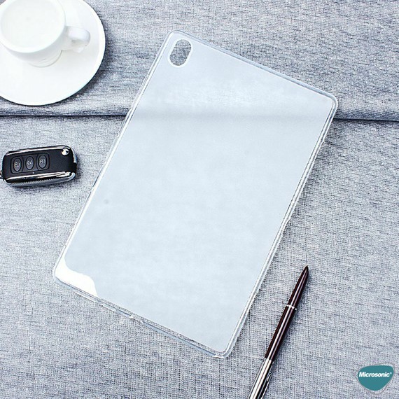 Microsonic Huawei MatePad Pro 10 8 Kılıf Transparent Soft Beyaz 3