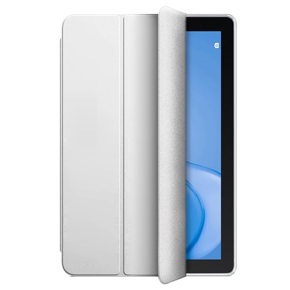 Microsonic Huawei MatePad SE Kılıf Slim Translucent Back Smart Cover Gümüş 2