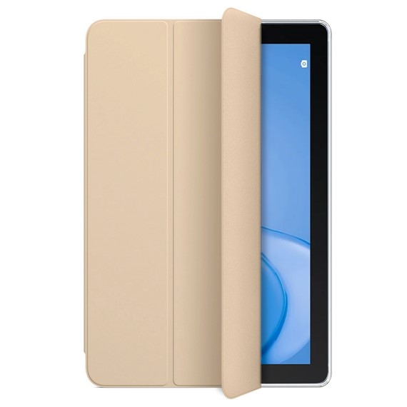 Microsonic Huawei MatePad T10S Kılıf Slim Translucent Back Smart Cover Gold 2