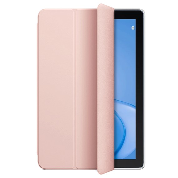 Microsonic Huawei MatePad T10S Kılıf Slim Translucent Back Smart Cover Rose Gold 2