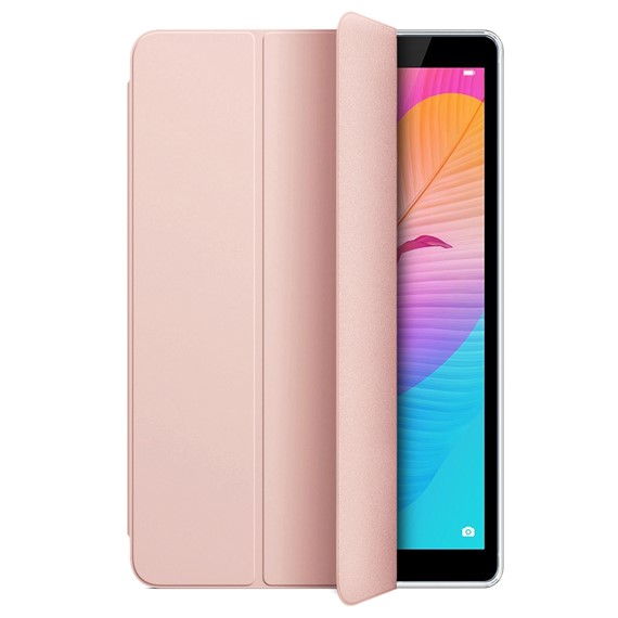 Microsonic Huawei MatePad T8 8 Kılıf Slim Translucent Back Smart Cover Rose Gold 2