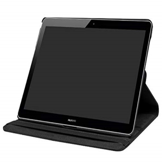 Microsonic Huawei MediaPad T3 10 Kılıf 360 Rotating Stand Deri Kırmızı 5