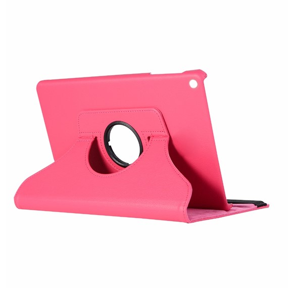 Microsonic Huawei MediaPad T3 7 Kılıf 360 Rotating Stand Deri Koyu Pembe 3