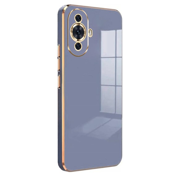 Microsonic Huawei Nova 11 Pro Kılıf Olive Plated Lavanta Grisi 1