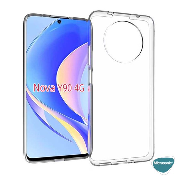 Microsonic Huawei Nova Y90 Kılıf Transparent Soft Şeffaf 3