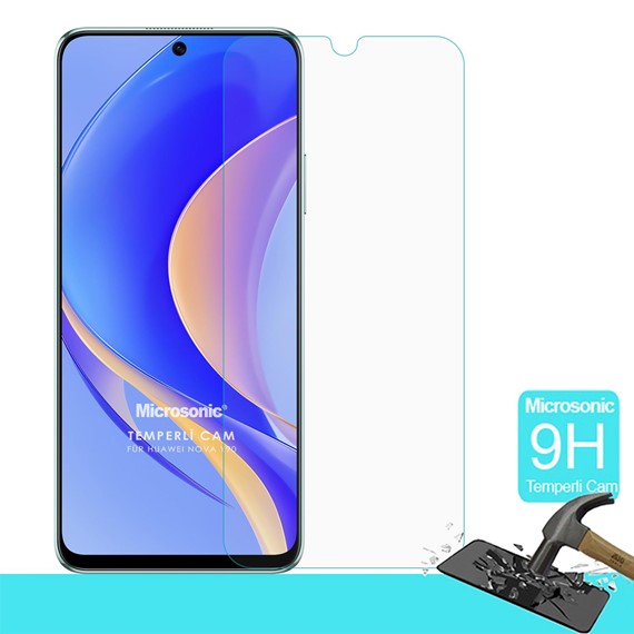 Microsonic Huawei Nova Y90 Tempered Glass Cam Ekran Koruyucu 1