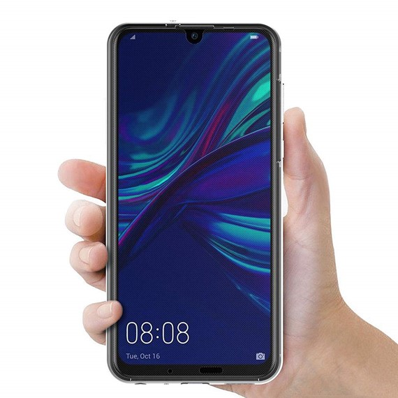 Microsonic Huawei P Smart 2019 Kılıf 6 tarafı tam full koruma 360 Clear Soft Şeffaf 5