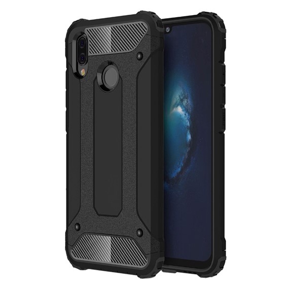 Microsonic Huawei P Smart 2019 Kılıf Rugged Armor Siyah 1