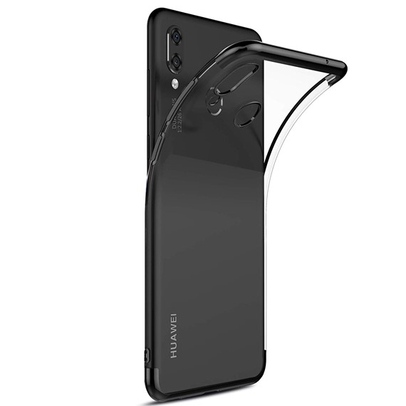 Microsonic Huawei P Smart 2019 Kılıf Skyfall Transparent Clear Siyah 2