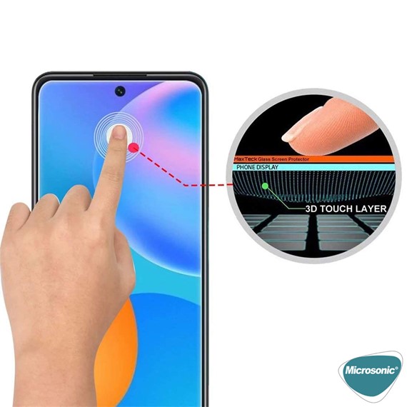 Microsonic Huawei P Smart 2021 Tempered Glass Cam Ekran Koruyucu 4