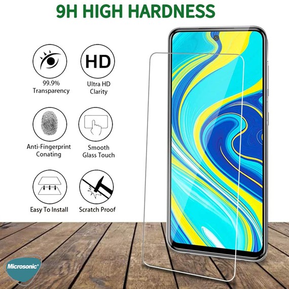 Microsonic Huawei P Smart 2021 Tempered Glass Cam Ekran Koruyucu 8