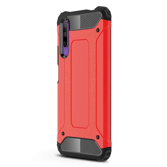 Microsonic Huawei P Smart Pro Kılıf Rugged Armor Kırmızı 2