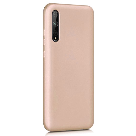 Microsonic Matte Silicone Huawei P Smart S Kılıf Gold 2