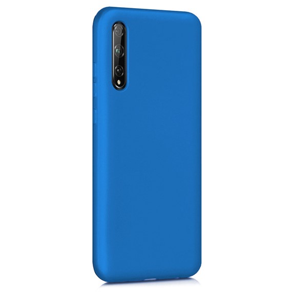 Microsonic Matte Silicone Huawei P Smart S Kılıf Mavi 2