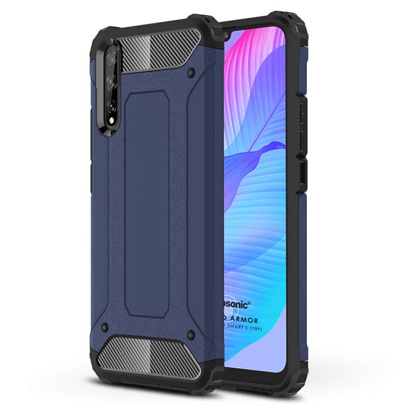 Microsonic Huawei P Smart S Kılıf Rugged Armor Lacivert 1