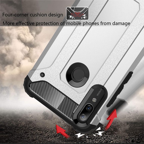 Microsonic Huawei P Smart Z Kılıf Rugged Armor Mavi 3