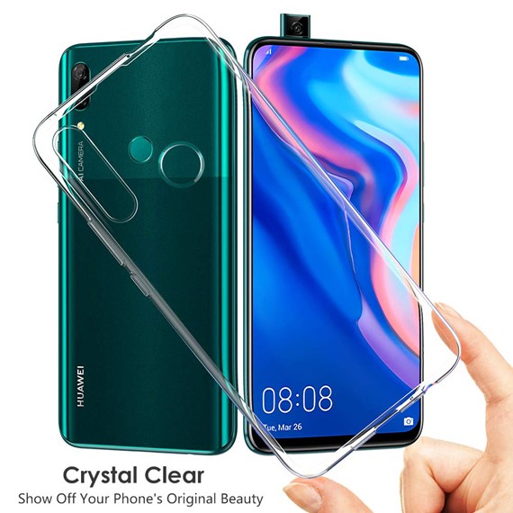 Microsonic Huawei P Smart Z Kılıf Transparent Soft Beyaz 4