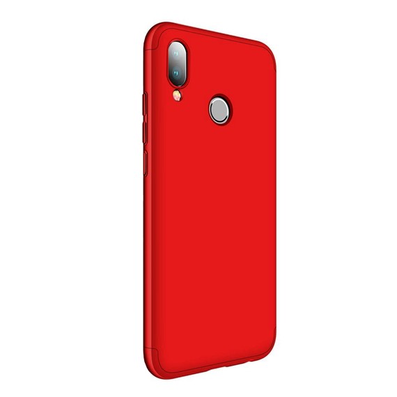 Microsonic Huawei P20 Lite Kılıf Double Dip 360 Protective Kırmızı 2