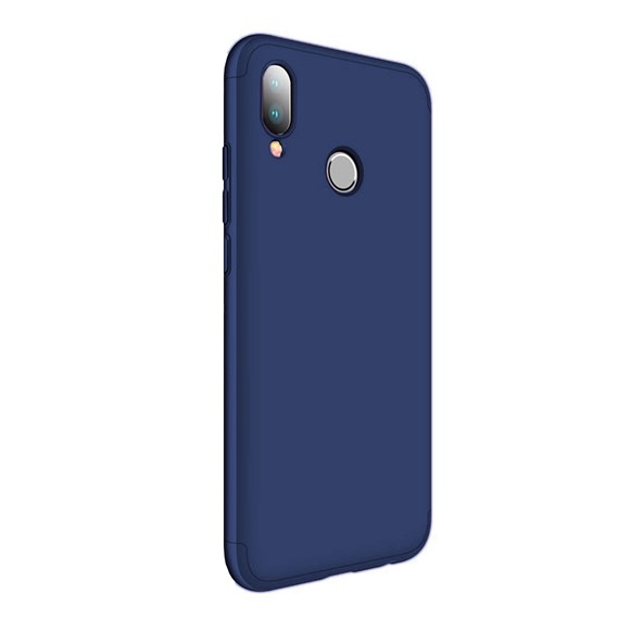 Microsonic Huawei P20 Lite Kılıf Double Dip 360 Protective Lacivert 2