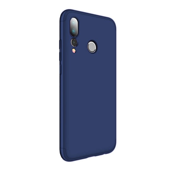 Microsonic Huawei P20 Pro Kılıf Double Dip 360 Protective Lacivert 2