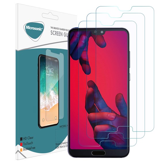 Microsonic Huawei P20 Pro Ekran Koruyucu Nano Cam 3 lü Paket 1