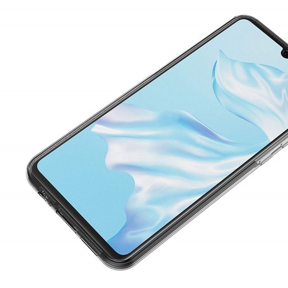 Microsonic Huawei P30 Kılıf 6 tarafı tam full koruma 360 Clear Soft Şeffaf 5