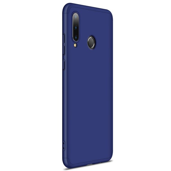 Microsonic Huawei P30 Lite Kılıf Double Dip 360 Protective Lacivert 2