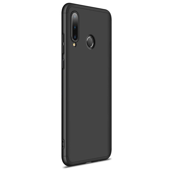 Microsonic Huawei P30 Lite Kılıf Double Dip 360 Protective Siyah 2